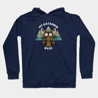 Mt Katahdin Moose Binoculars - Dark Shirts Hoodie